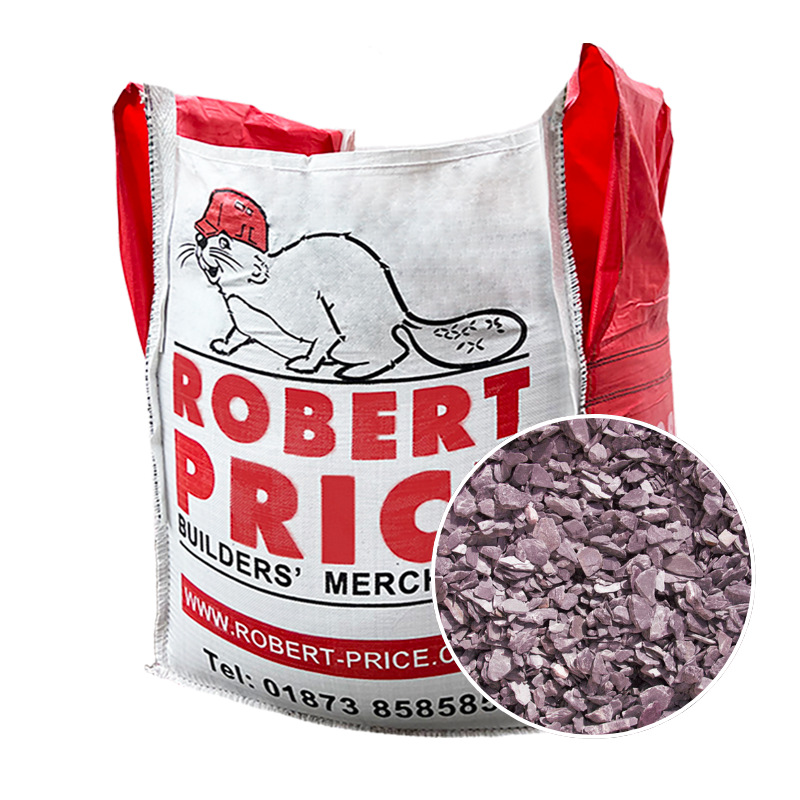 HB Chippings Plum Slate 15-30mm (Bulk Bag)