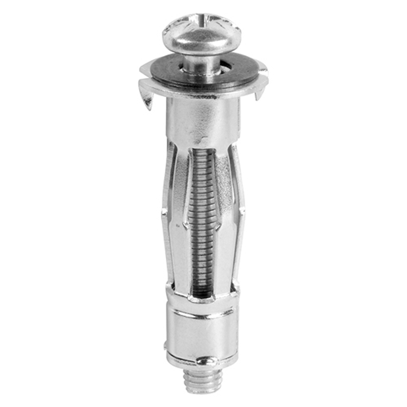 Metal Cavity Anchors – Zinc – 60mm Screw – M5 x 52mm (3 Pack)