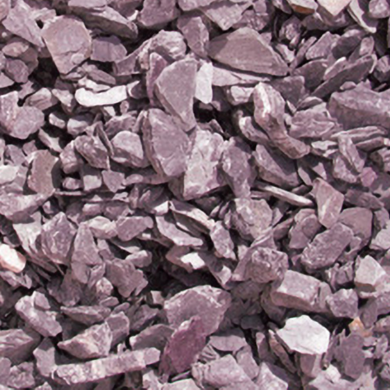 Chippings Plum Slate 40mm (Bulk Bag)