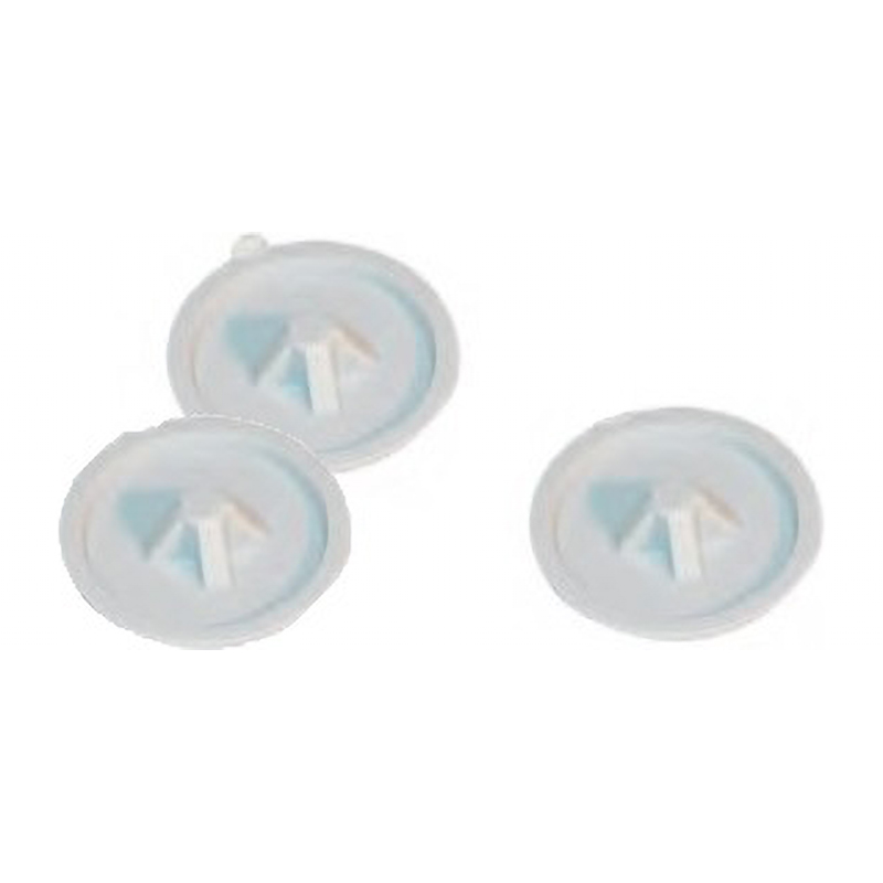 Screw Caps & Covers White (20 Pack)