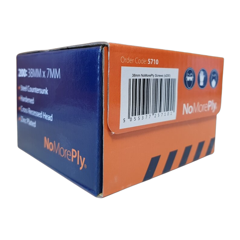 STS NoMorePly Fibre Cement Board Screws 7mm x 25mm (Box 200)