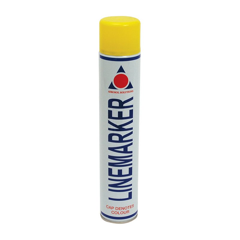 Aerosol Line Marking Spray Paint – Yellow (750ml)