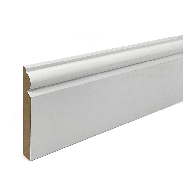 MDF Skirting – Torus 18mm x 144mm Primed (5.4m)
