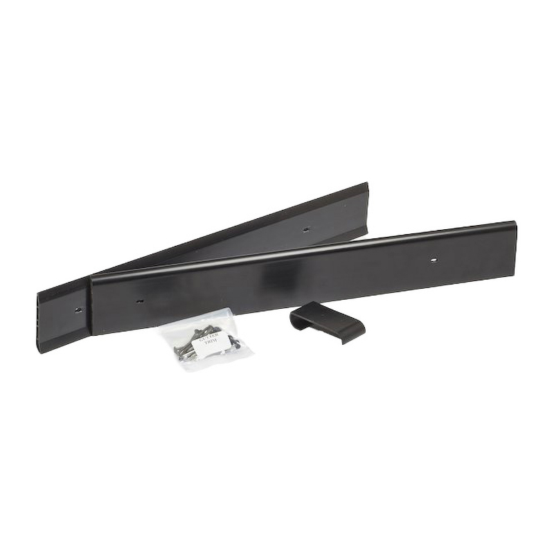 RubbaTrim EPDM Rubber Roof Gutter Drip Trim – Black 2.5m (with Clips & Fixings)