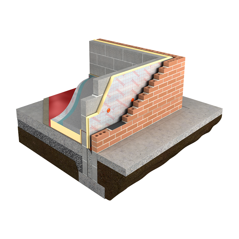 Unilin Thin-R 100mm Cavity Wall Insulation XT/CW - 1.2m x 0.45m (4 Pack)