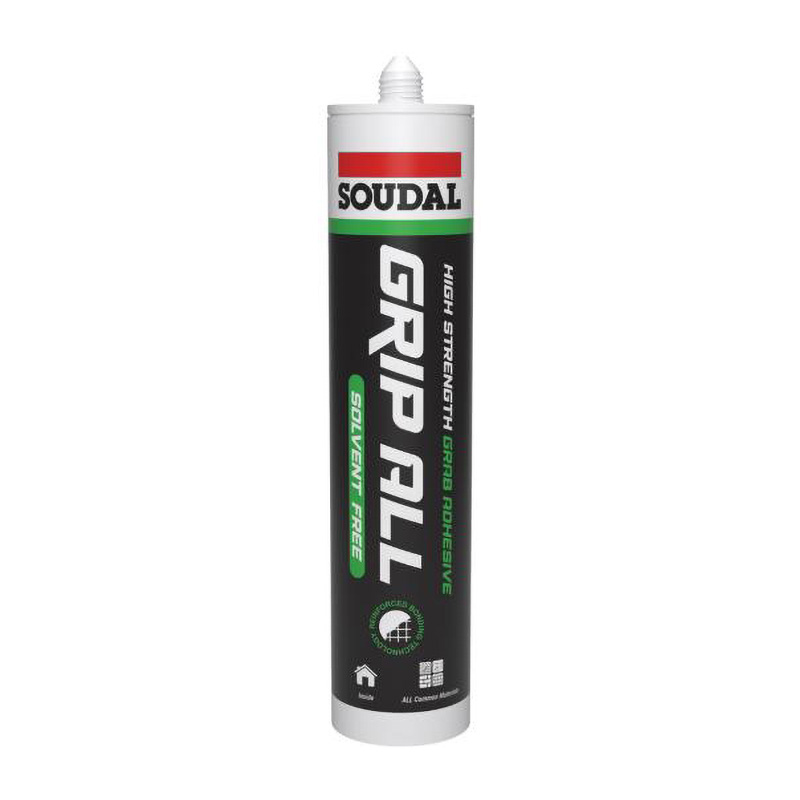 Soudal Grip All Solvent Free Adhesive – White 290ml