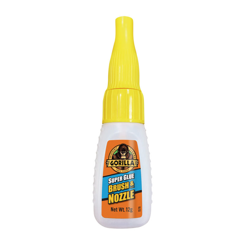 Gorilla Superglue Brush & Nozzle 12g