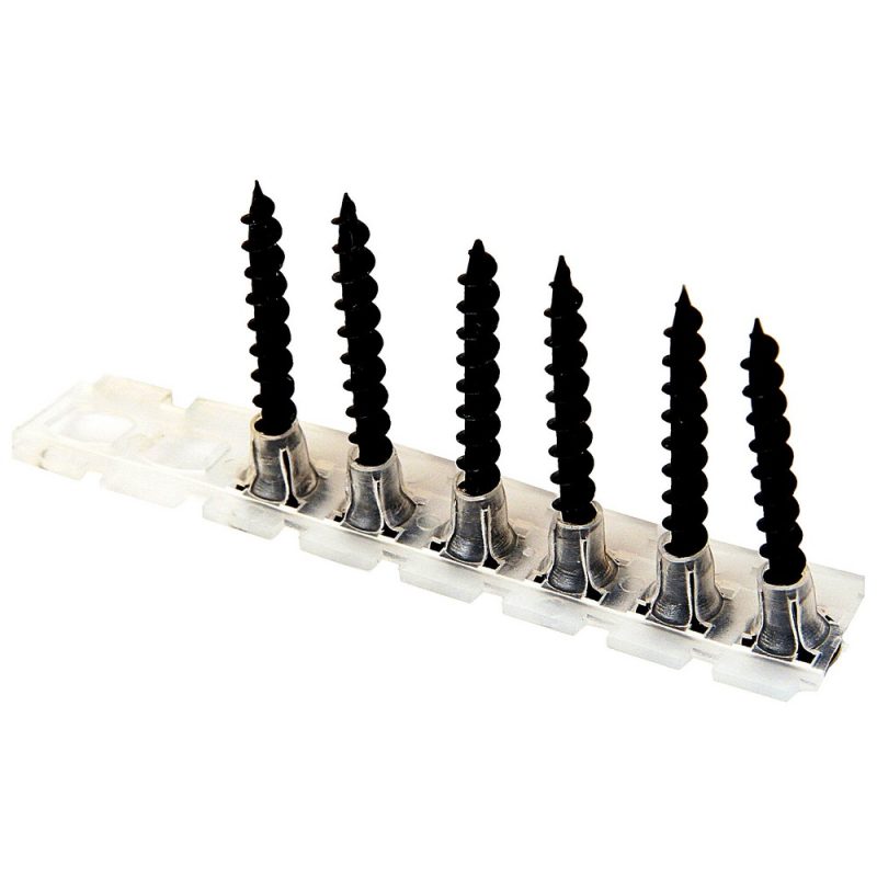 Drywall Screws Coarse Thread Collated 3.5mm x 35mm – Black (1000 Pack)