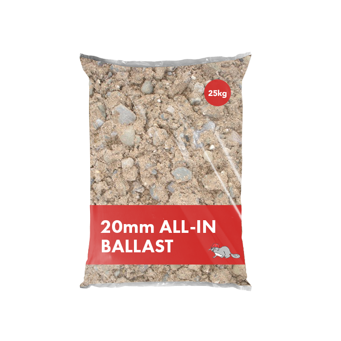 Sand & Chippings All In Mixed 20mm (25kg Poly Bag)