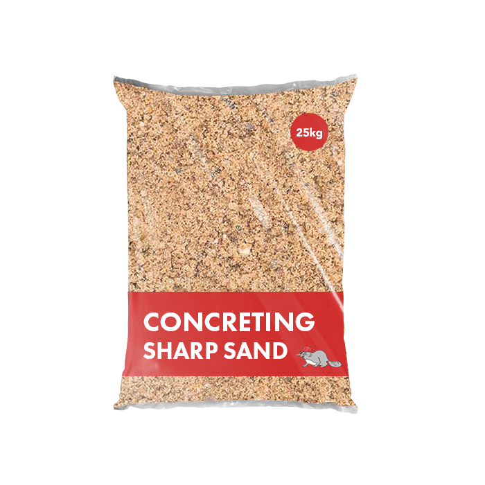 Concreting Sharp Sand (25kg Poly Bag)
