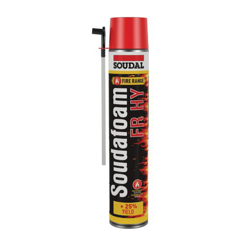 Soudal Soudafoam Fire Rated High Yield Expanding Foam – Hand Held 750ml