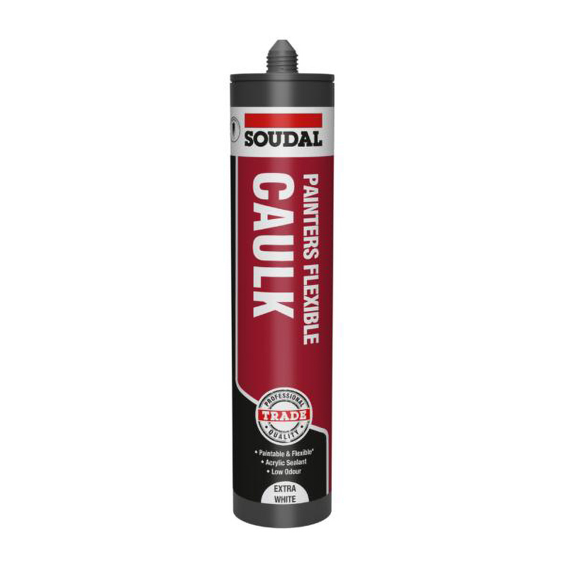 Soudal Trade Painters Flexible Caulk – Extra White 290ml