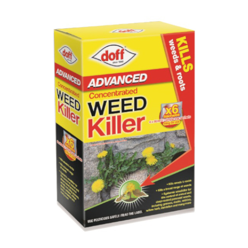 Doff Advanced Concentrated Weed Killer (6 x 80ml Sachets)