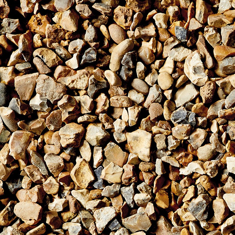 Chippings Solent Gold Gravel 10mm-20mm (25kg Poly Bag)