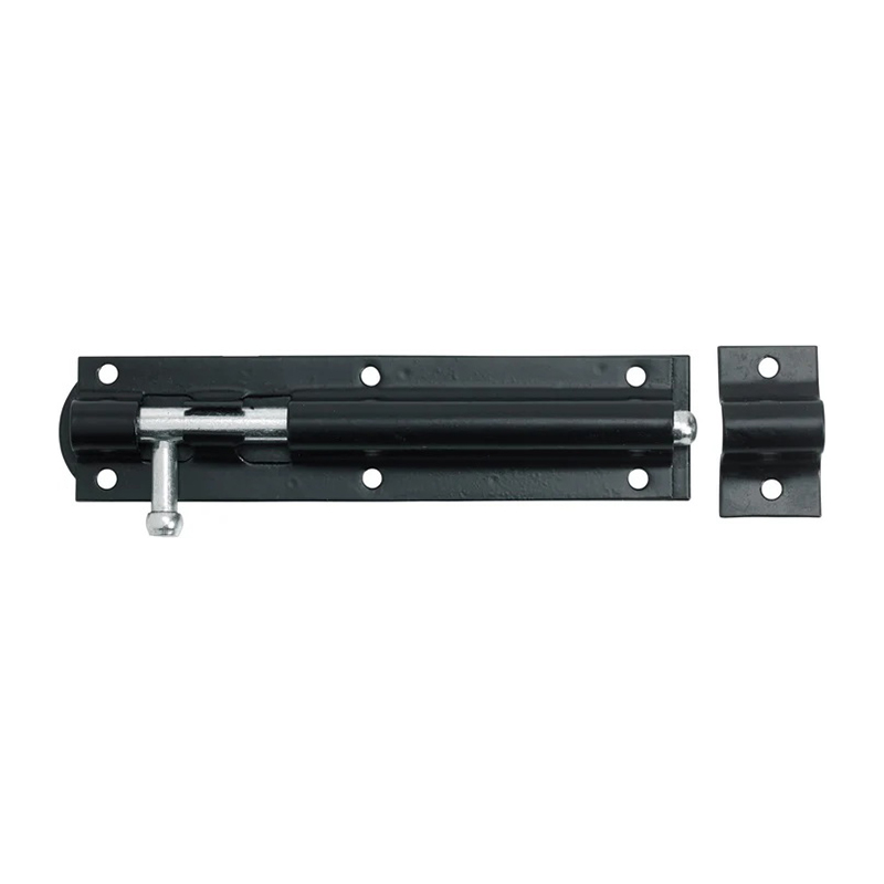 Perry Enclosed Straight Tower Bolt No.923A – Black 150mm (6″)
