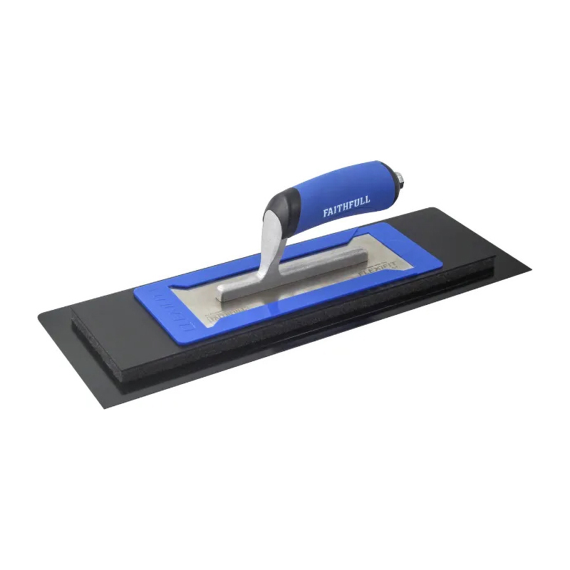 Faithfull FlexiFit Trowel Kit – Plastic Blade with Foam 16″ (406mm)