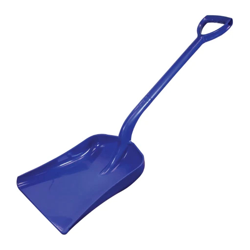 Faithfull Plastic Shovel - Blue 1.02m (Blade: 390mm x 315mm)