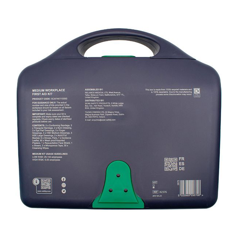 Scan First Aid Kit 1-100 Persons BS Approved