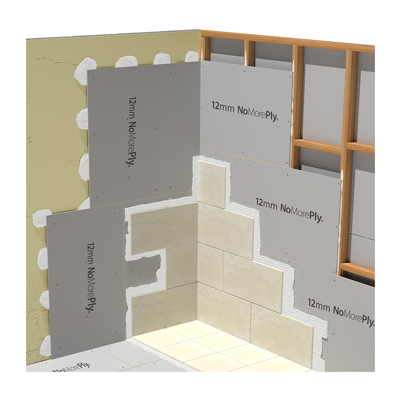 STS 12mm Fibre Cement Construction & Tile-Backing Board (2.4 m x1.2m)
