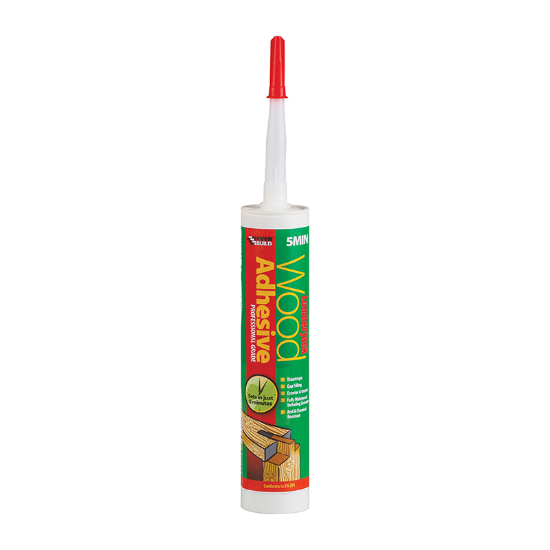 Everbuild Lumberjack 5-Minute Polyurethane Wood Adhesive (310ml)