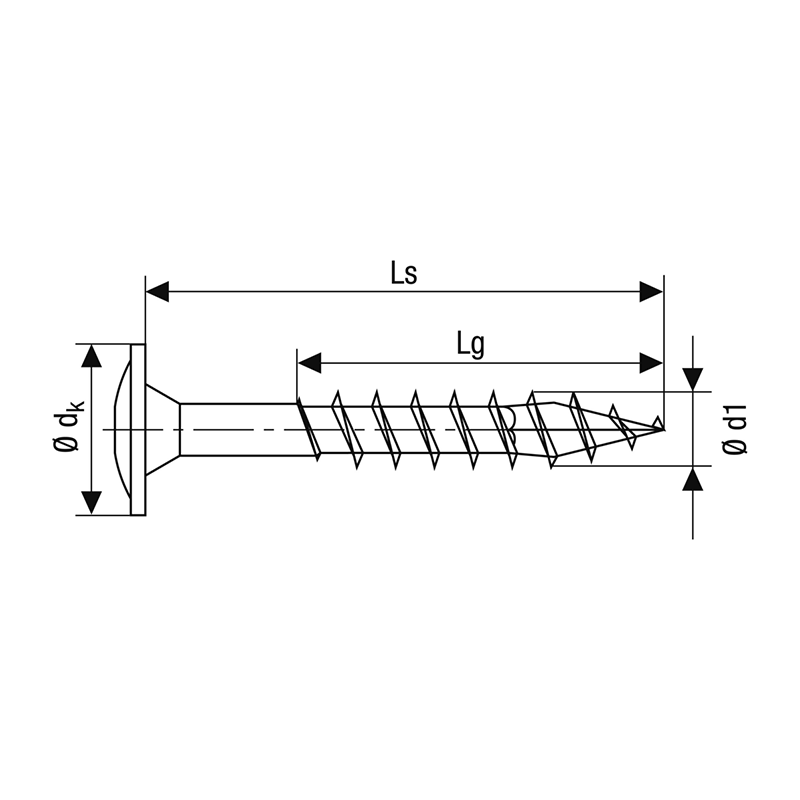 Spax WIROX Washer Head T-Star Plus T30 Screw 6mm x 80mm