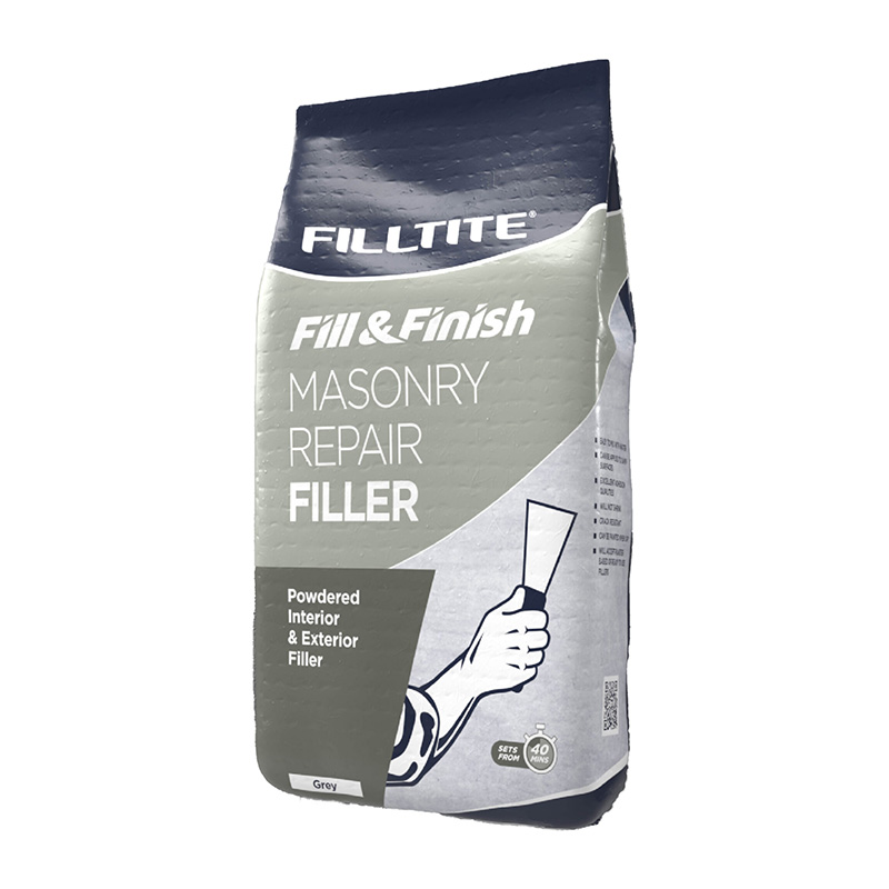 Filltite Fill & Finish Masonry Repair Filler Grey 1.5kg