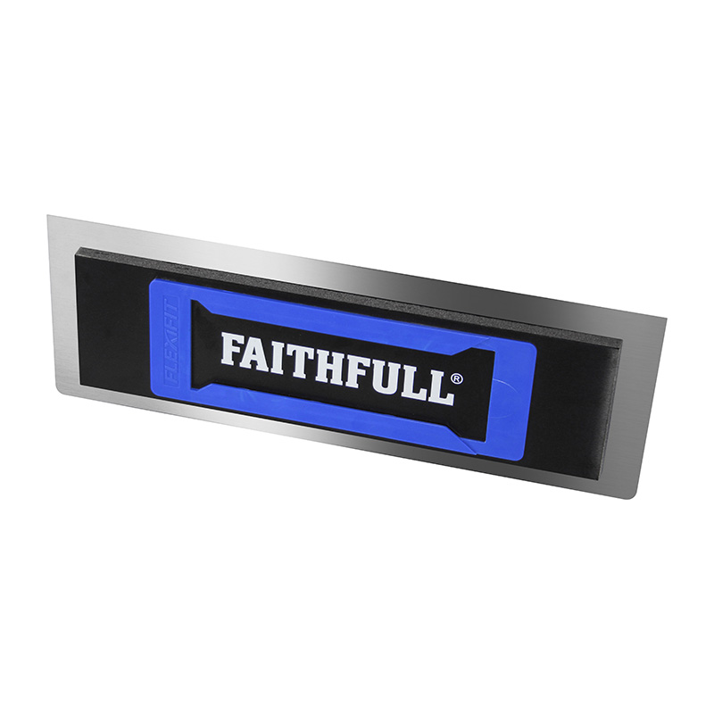 Faithfull Flexifit Steel Trowel & Foam 400mm (16″)