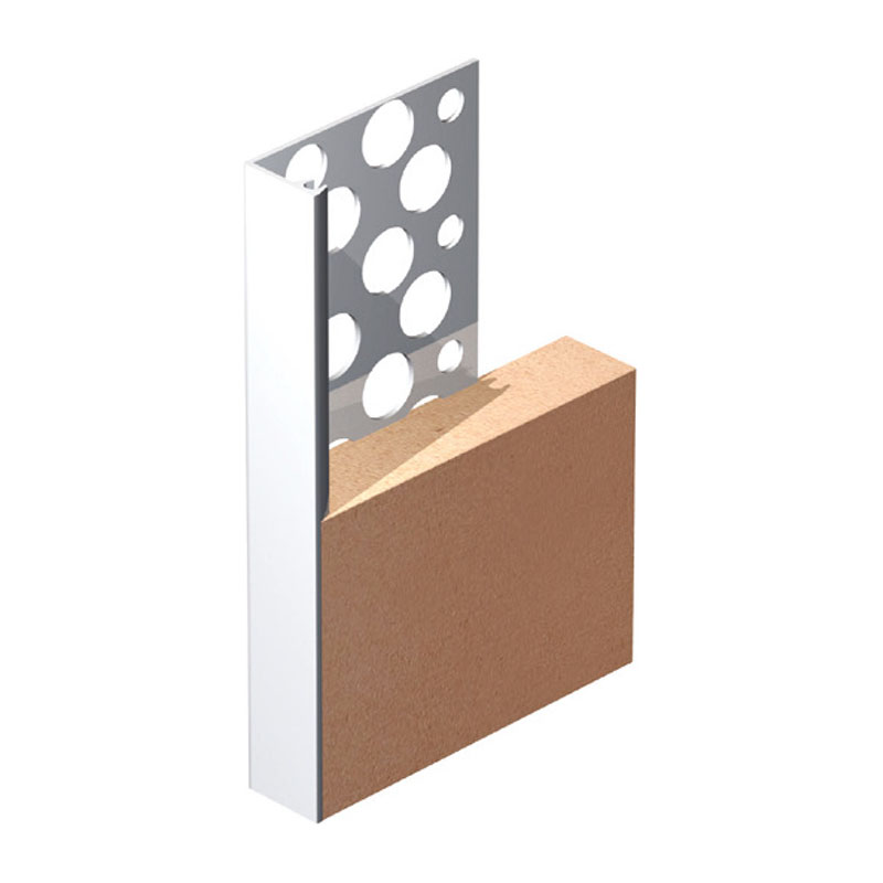 PVC Stop Bead For 15mm Render – White (3m x 45mm)