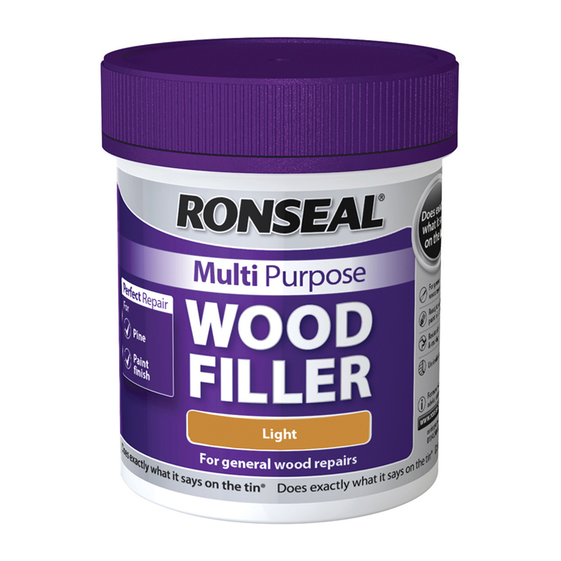 Ronseal Multi Purpose Wood Filler – Light (250g)