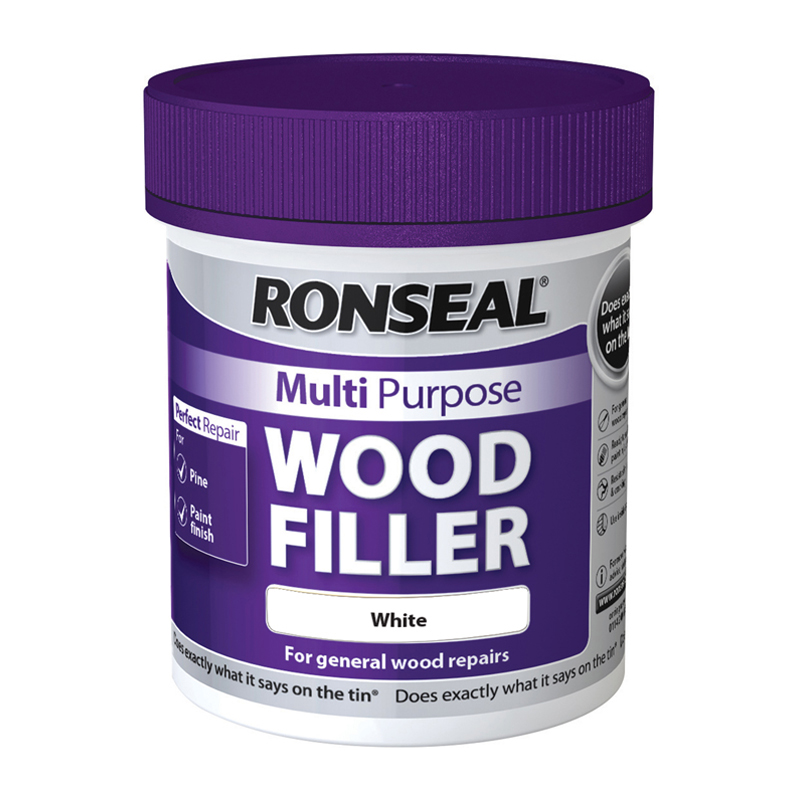 Ronseal Multi Purpose Wood Filler – White (250g)