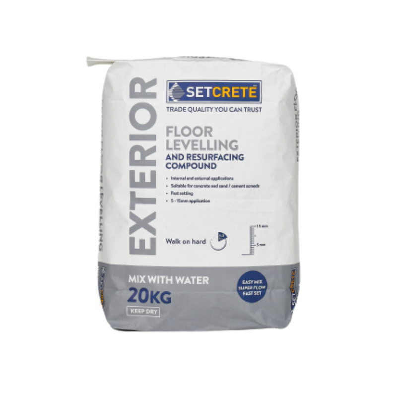 Setcrete Exterior Floor Levelling & Resurfacing Compound 20kg