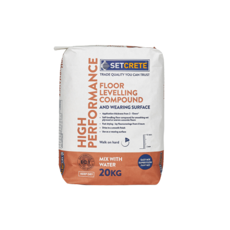 Setcrete High Performance Floor Levelling Compound & Wearing Surface 20kg
