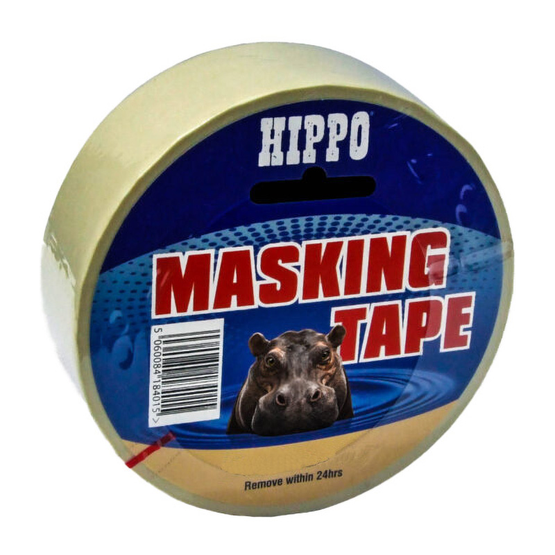 Hippo Masking Tape – Beige (25mm x 50m)