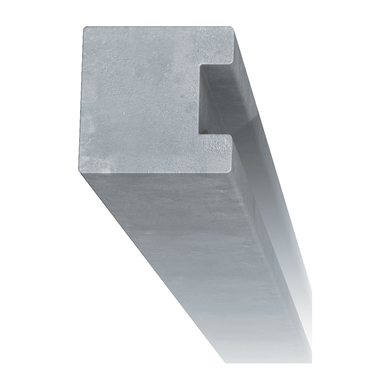 Concrete Slotted End Fence Post 2.135m (7ft)