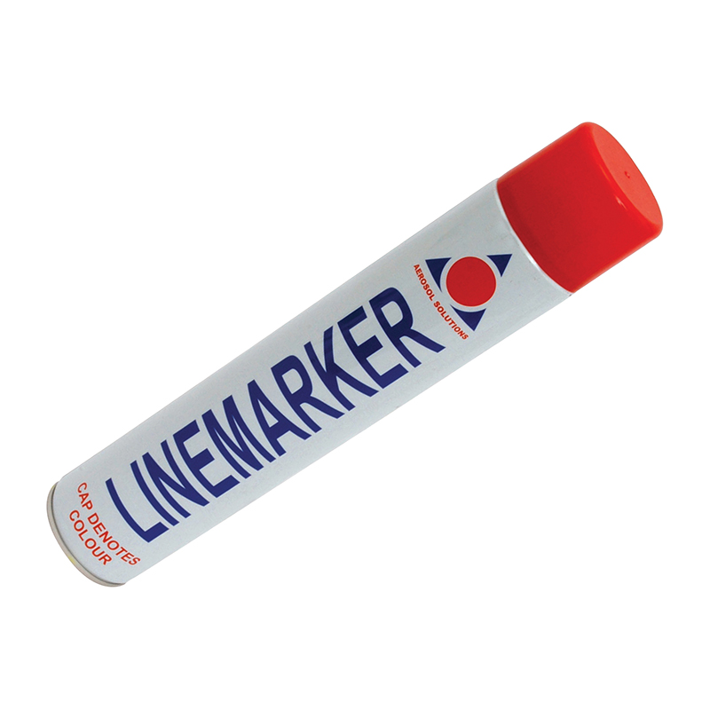 Aerosol Line Marking Spray Paint – Red (750ml)