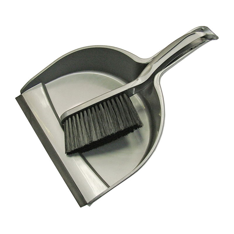 Faithfull Plastic Dustpan & Brush Set