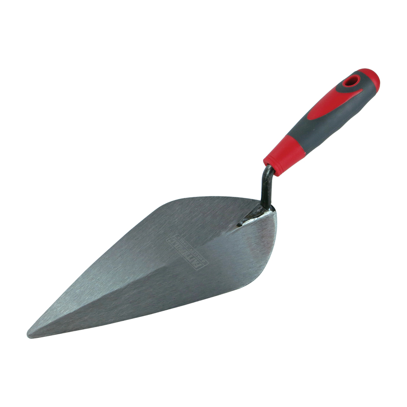 Faithfull Brick Trowel – London Pattern Soft Grip Handle 250mm (10″)