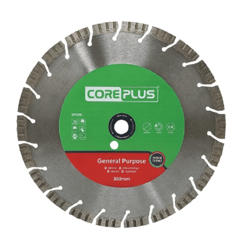 CorePlus General Purpose Hybrid Turbo Diamond Blade (300mm x 20mm)