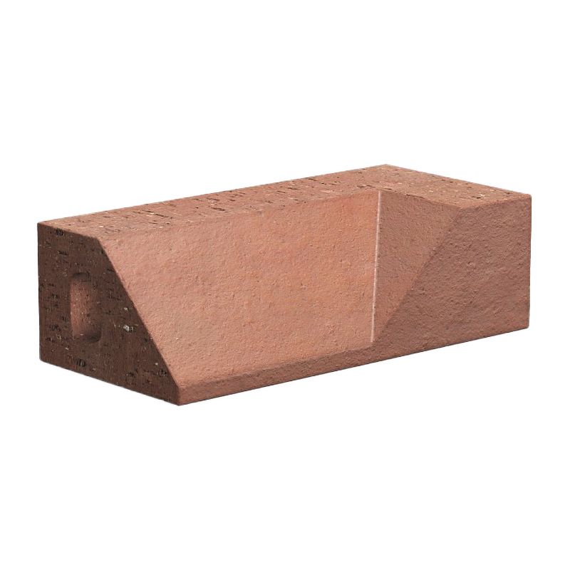 Ibstock Brick Plinth Internal Return Long 45&deg; Red PL4.2 – Right Hand 65mm