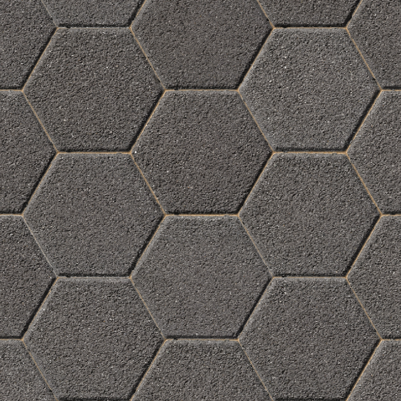 Kilsaran Hexo Concrete Block Paviors – Black Granite (7.5m2 Pack)