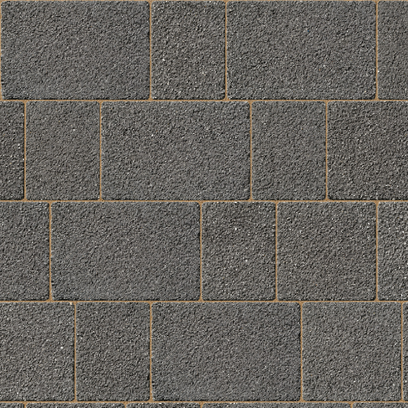 Kilsaran Newgrange Concrete Block Paviors 50mm Three-Size Project Pack – Black Granite (11.52m2 Pack)