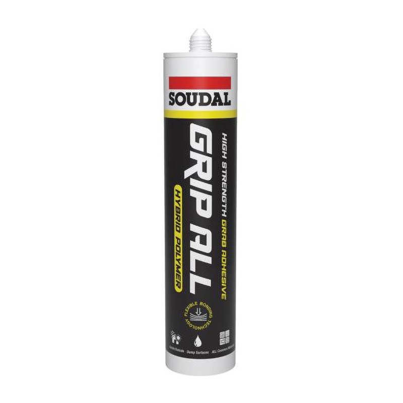 Soudal Grip All Hybrid Polymer Adhesive – Black 290ml