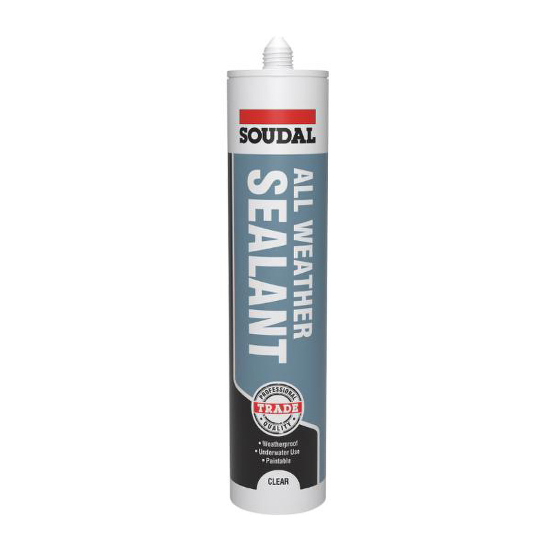 Soudal Trade All Weather Sealant – Clear 290ml