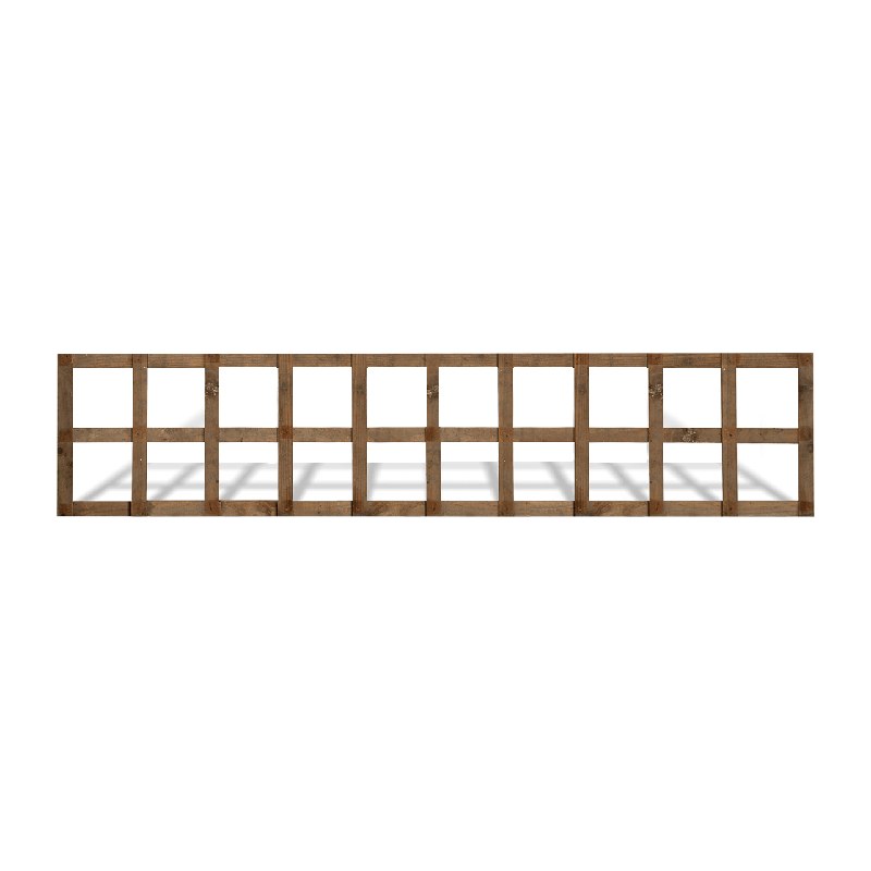 Heavy Duty Square Trellis Panel – Brown (1.8m x 0.3m)