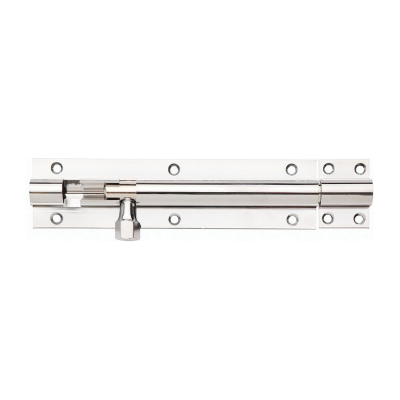 Union Straight Barrel Bolt Lock 76mm x 25mm – Polished Chrome
