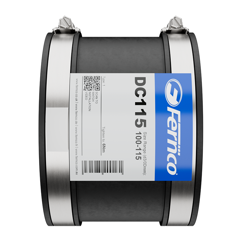 Fernco Flexible Drain Seal Coupling (100mm - 115mm)