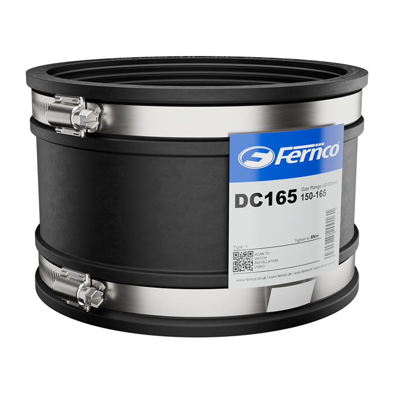 Fernco Flexible Drain Seal Coupling (150mm – 165mm)