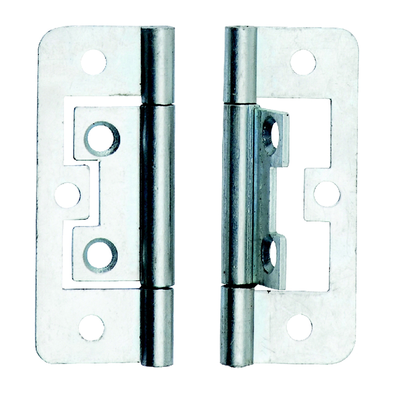 Hurlinge Loose Pin Flush Hinge 76mm – Bright Zinc Plate (Pair)