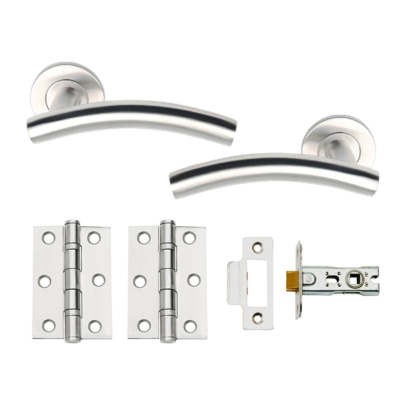 Union Choice Passage Door Pack – Satin Stainless Steel