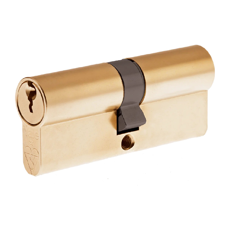 Yale 6-Pin 70mm Euro Double Cylinder KM Series 30/10/30 – Polished Brass